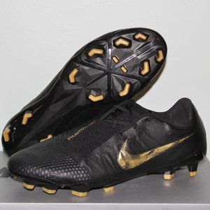 nike gold and black boots
